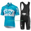 Combinaison Cycliste + Cuissard à Bretelles 2018 Team Sky N002